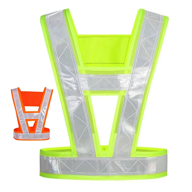 Cycling Commuter Jacket - Unisex High Visibility Reflective Vests Belt