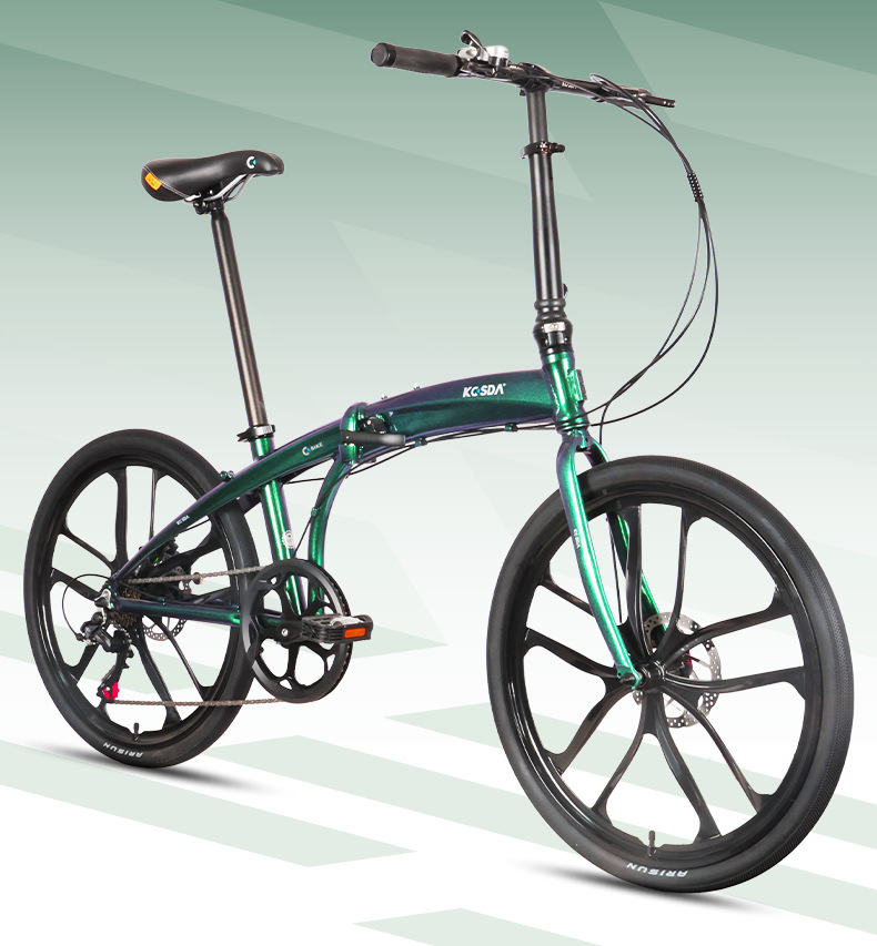 Commuter Biking - 24-inch Aluminum Alloy Portable Ultra-light Folding