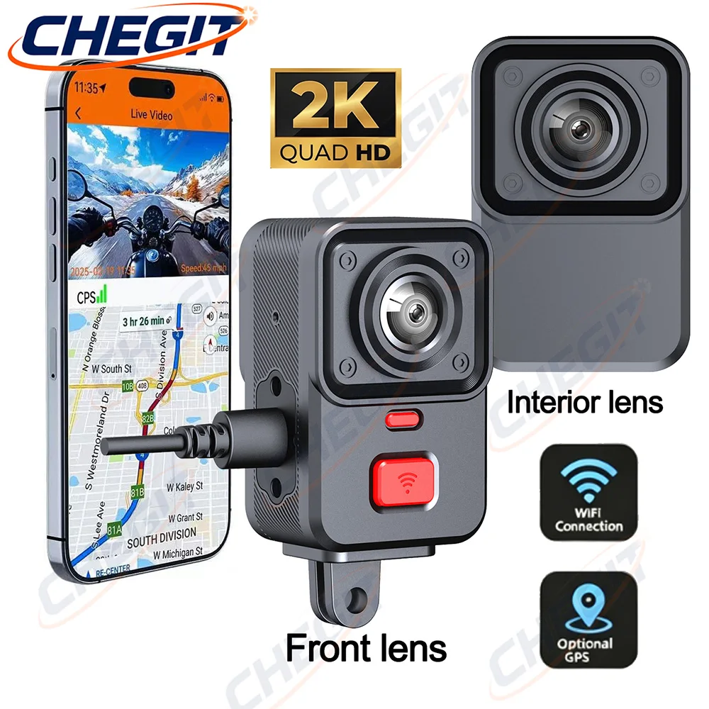 Cycling Loop - 2 Camera Motorcycle DVR 2K HD