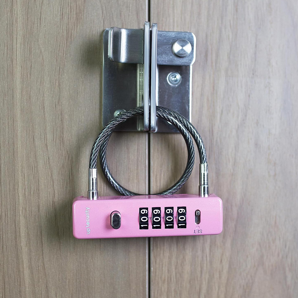 Cable Lock Flexible - Steel Wire Cable Combination Lock 4-Digit