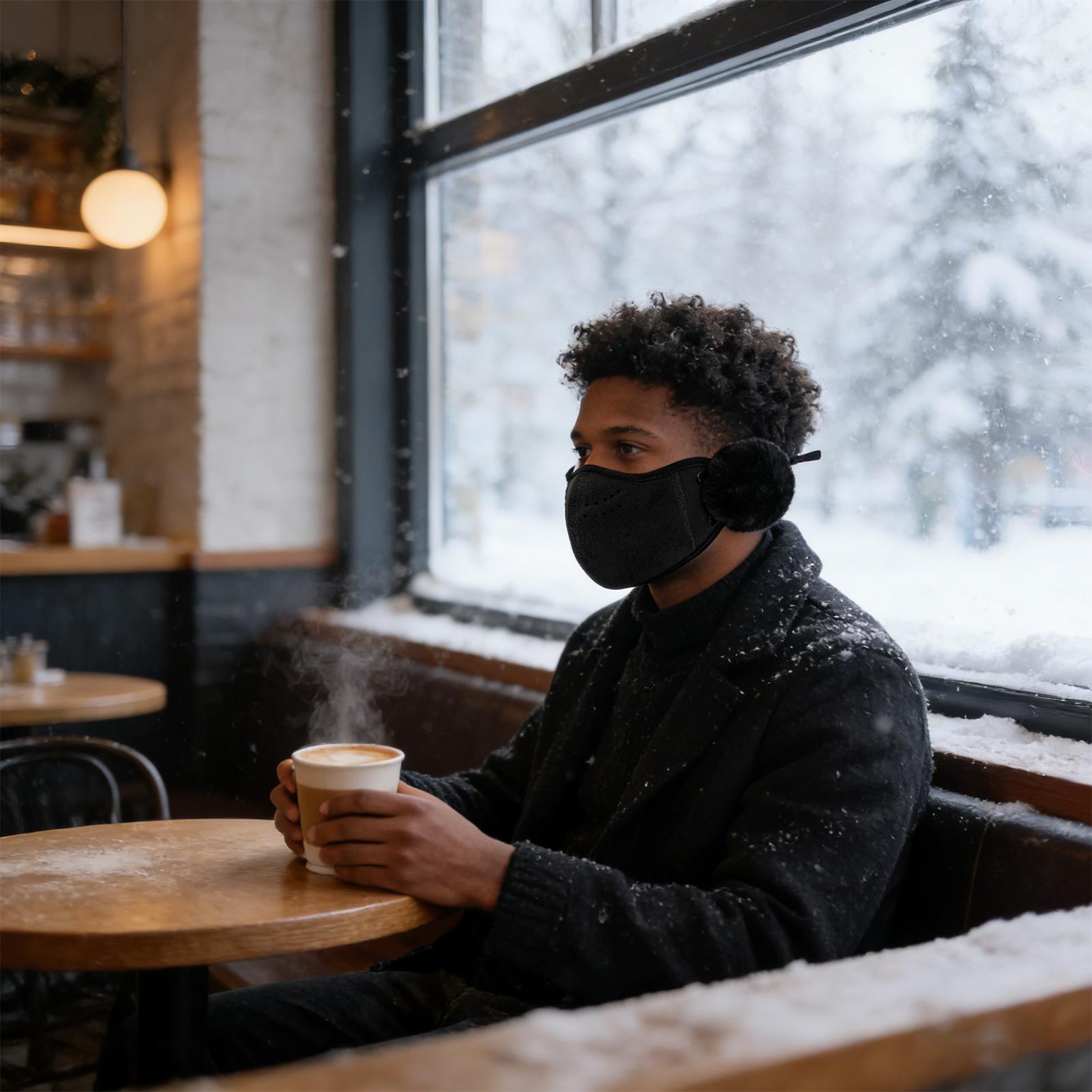 Winter Cycling Commute - Face Cover For Cold Weather Warm