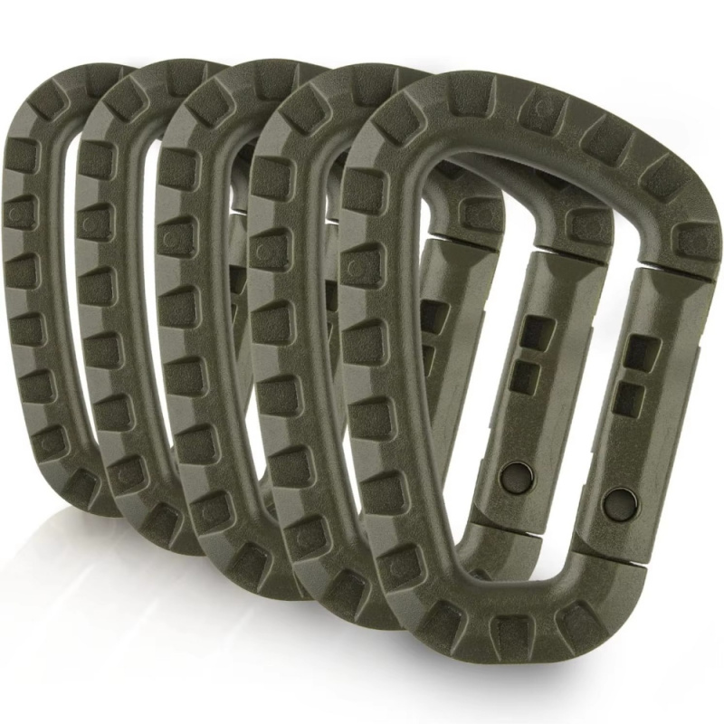 Chain Lock Combination - 2/5/16Pcs Tactical Carabiner Set Plastic Steel