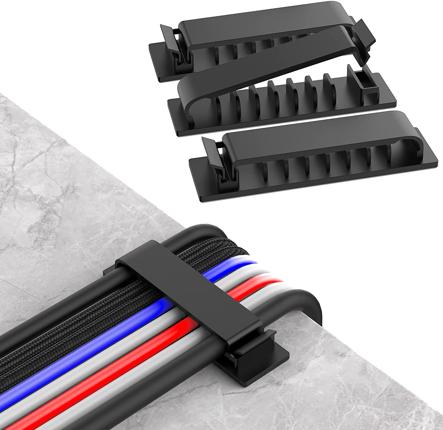 Cable Lock Flexible - Cable Organizer Cord Management Wire Holder