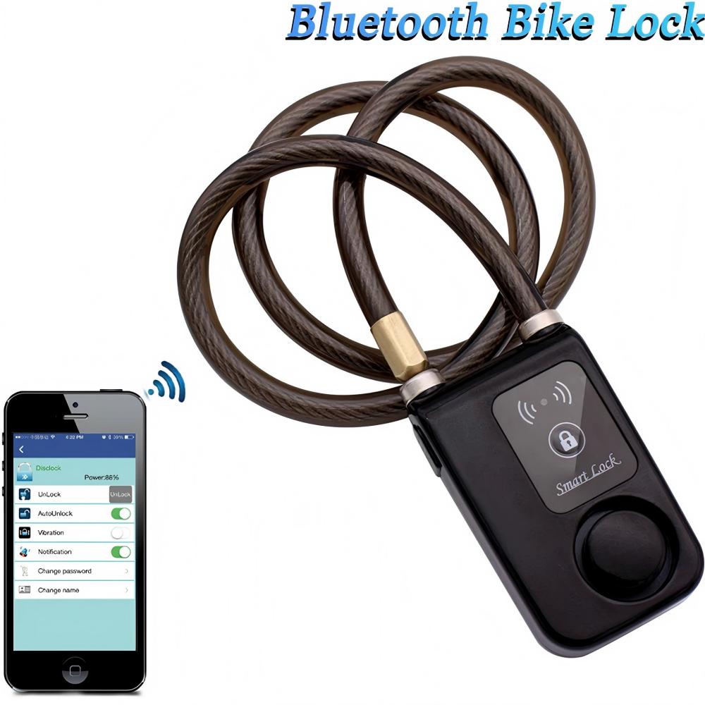 Bluetooth Smart Bike Lock Wate - Chain Lock Combination ulasan dan harga