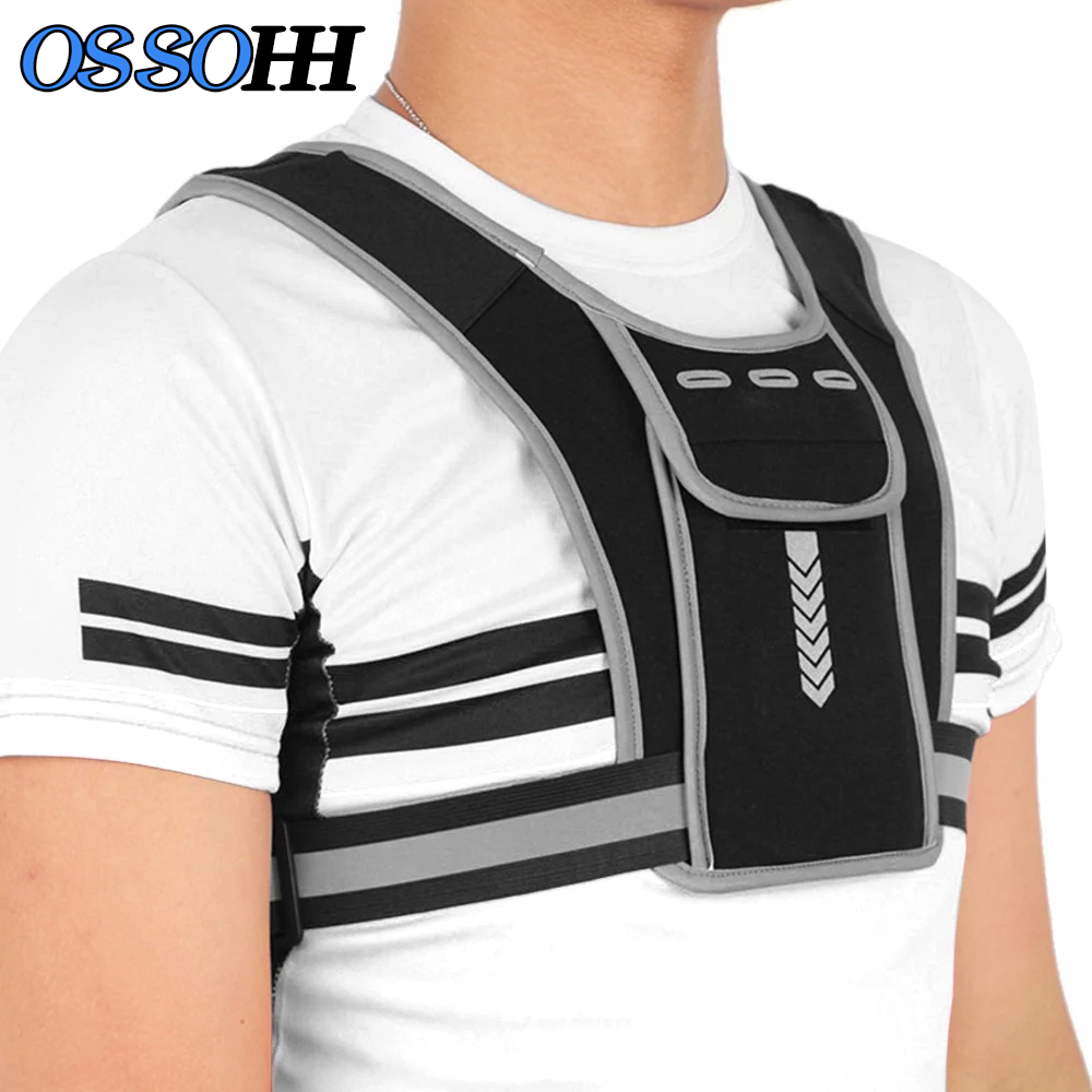 1Pcs Reflective Running Vest,  - Reflective Vest Cycling ulasan dan harga