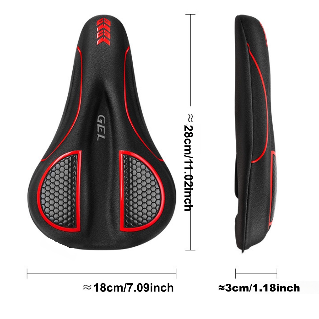 Bike Seat Cushion Gel Padded S - Commuting By Bike ulasan dan harga