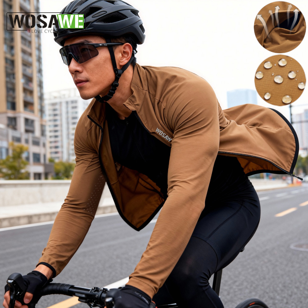 WOSAWE Cycling Windbreaker Uni - Cycling Commuter Jacket ulasan dan harga