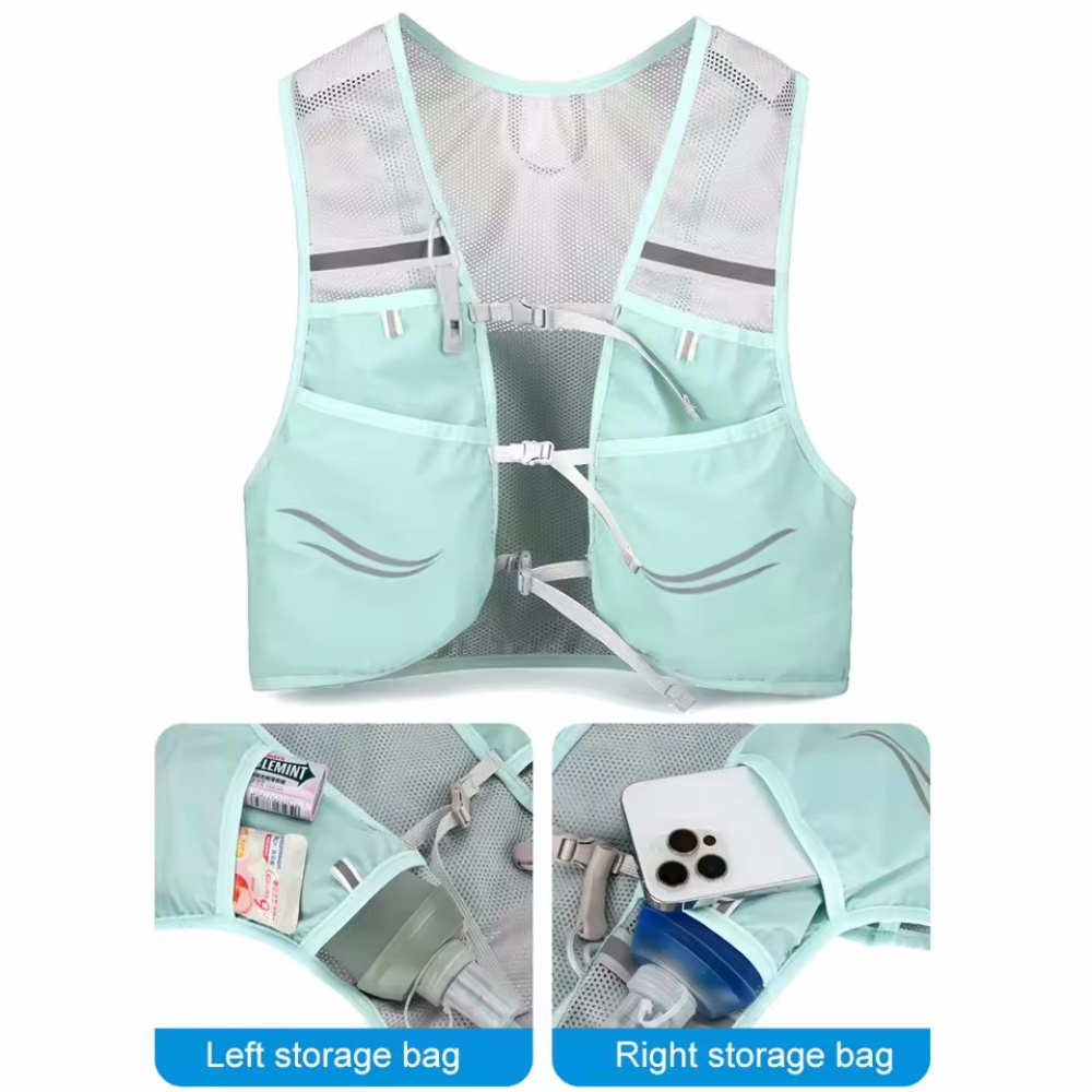 Reflective Running Vest Hydrat - Reflective Vest Cycling ulasan dan harga