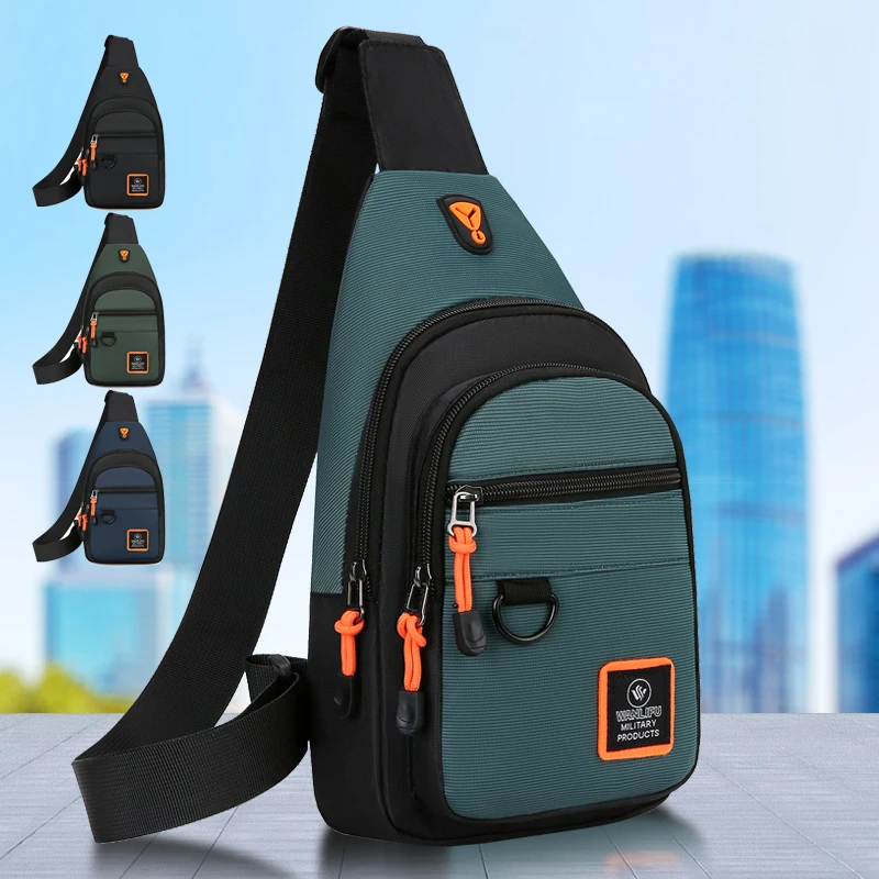 NEW Men's Chest Bag Men's Leis - Cycling Journey ulasan dan harga