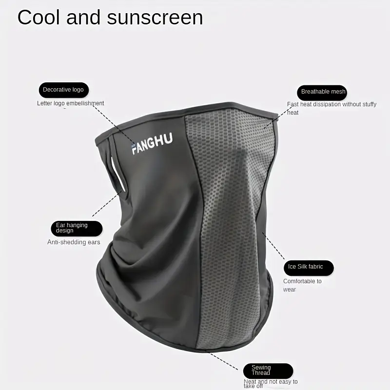 Cycling Neck Guard Mesh Breath - Cycling Loop ulasan dan harga