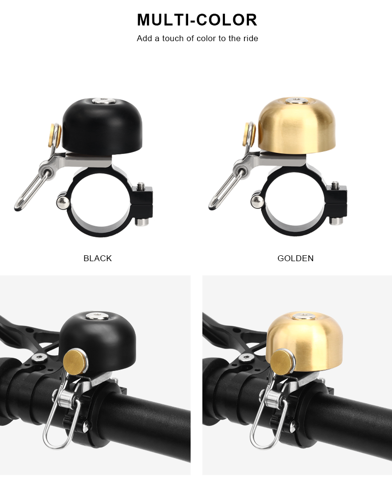 Retro Bicycle Bell Copper Clas - Bell Handlebar Ring ulasan dan harga