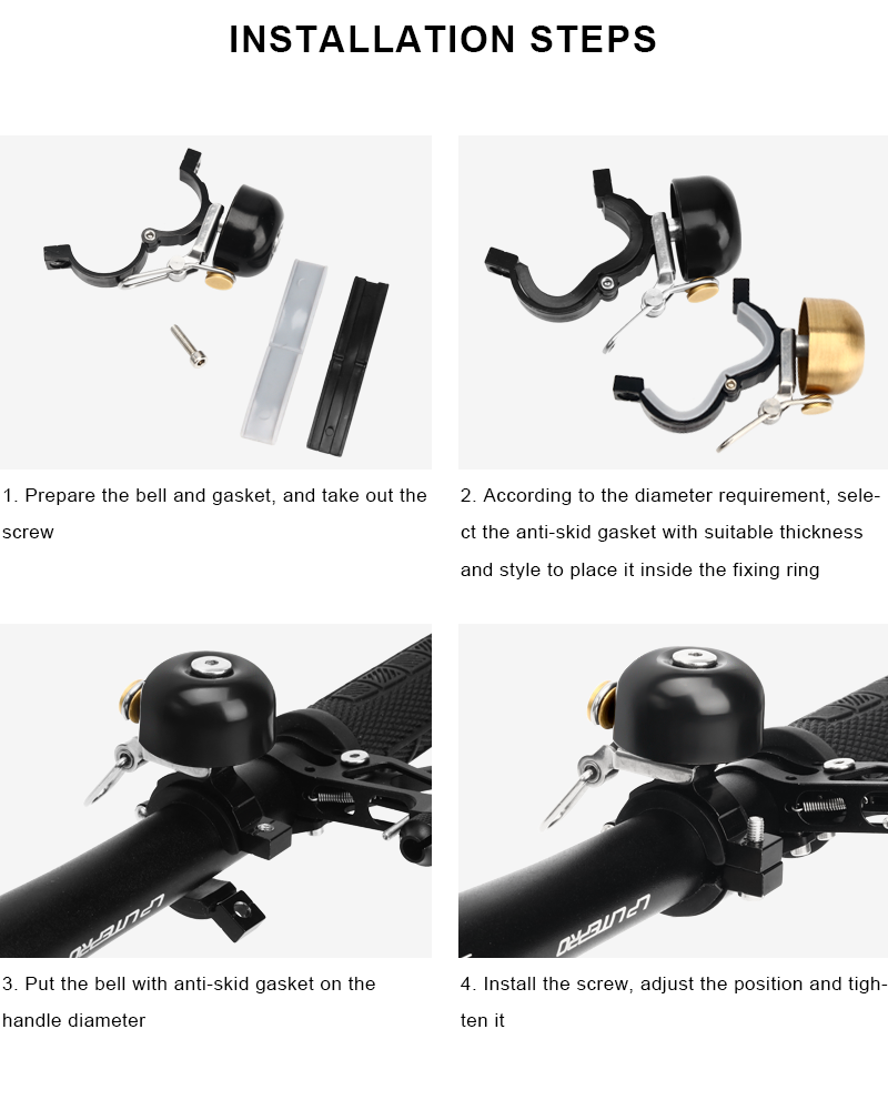Retro Bicycle Bell Copper Clas - Bell Handlebar Ring ulasan dan harga