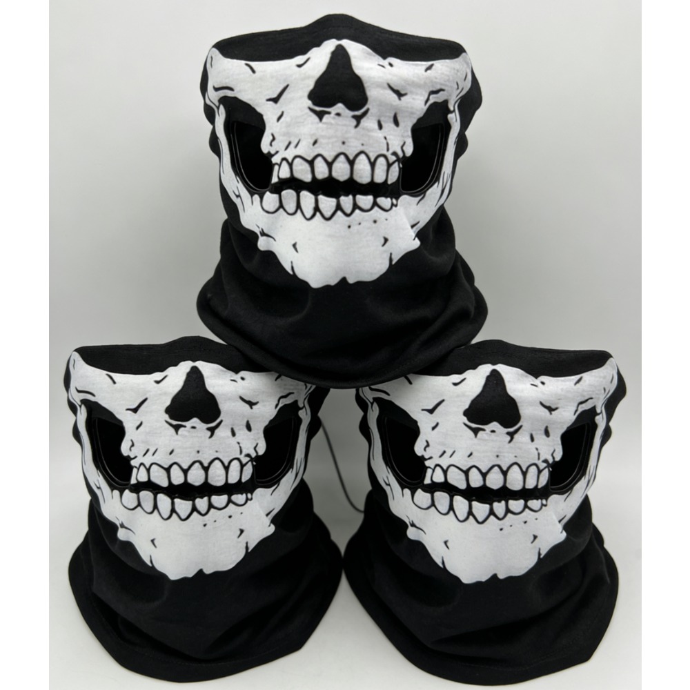 10pcs Skull Seamless Windproof - Cycling Loop ulasan dan harga