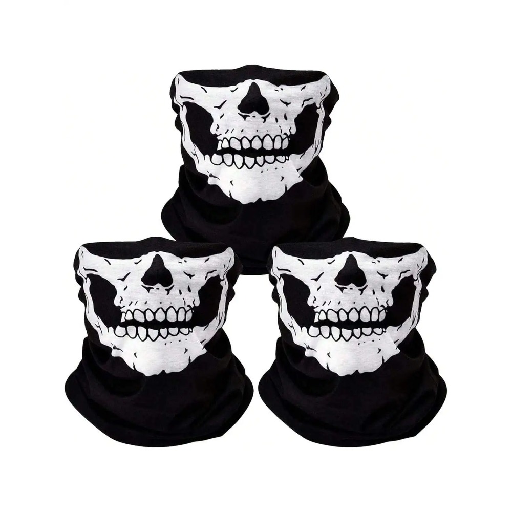 10pcs Skull Seamless Windproof - Cycling Loop ulasan dan harga