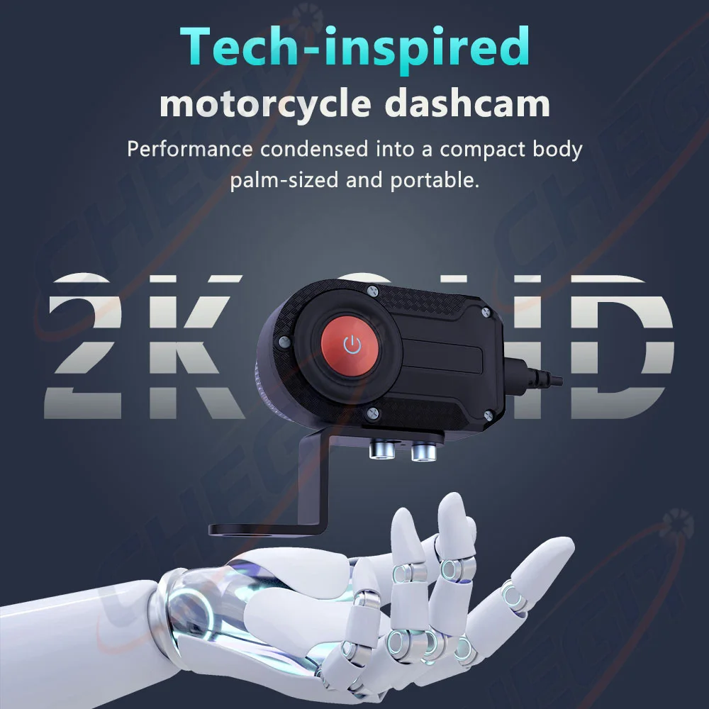 New 2K HD Motorcycle DVR WiFi  - Cycling Loop ulasan dan harga
