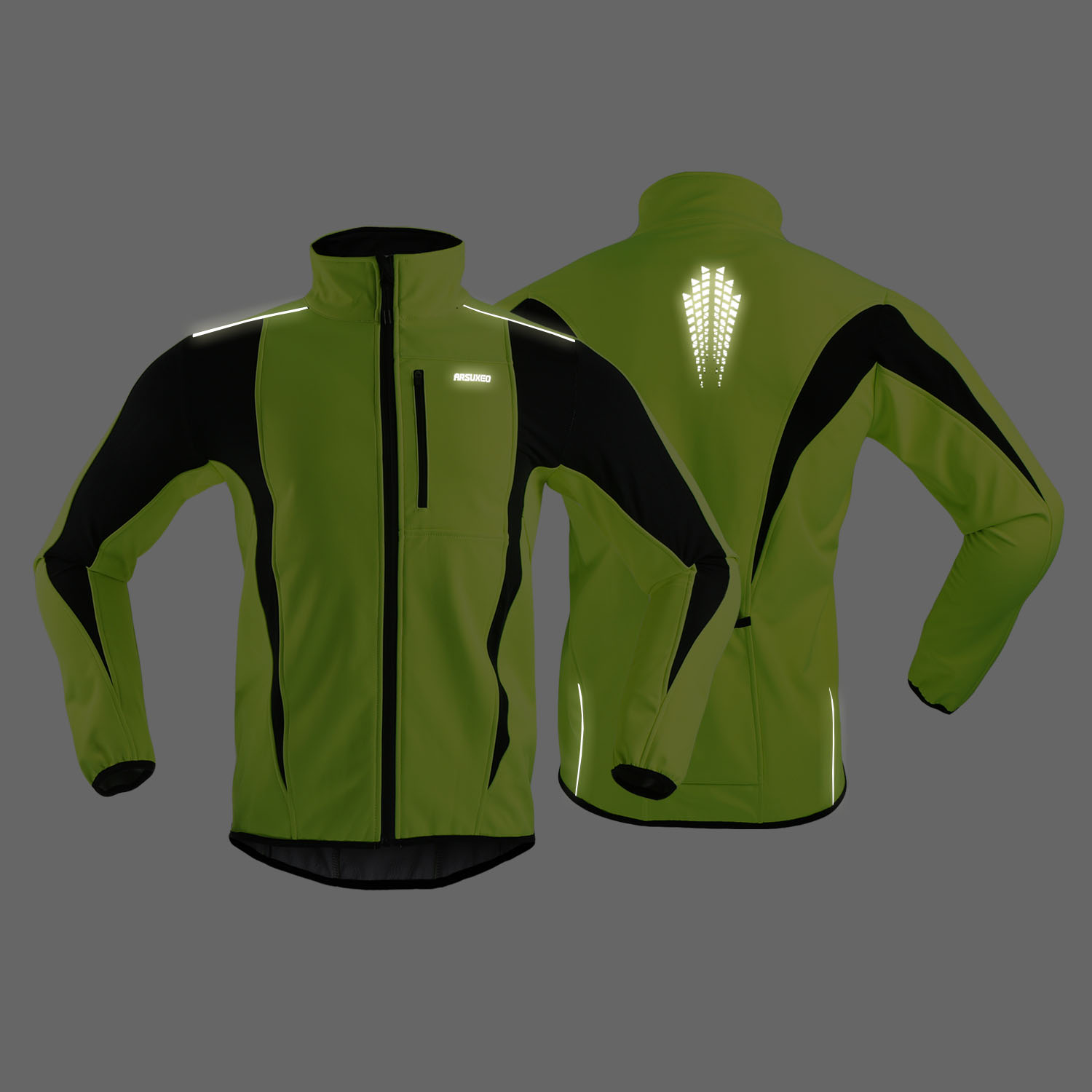 ARSUXEO Men's Winter Cycling J - Cycling Commuter Jacket ulasan dan harga
