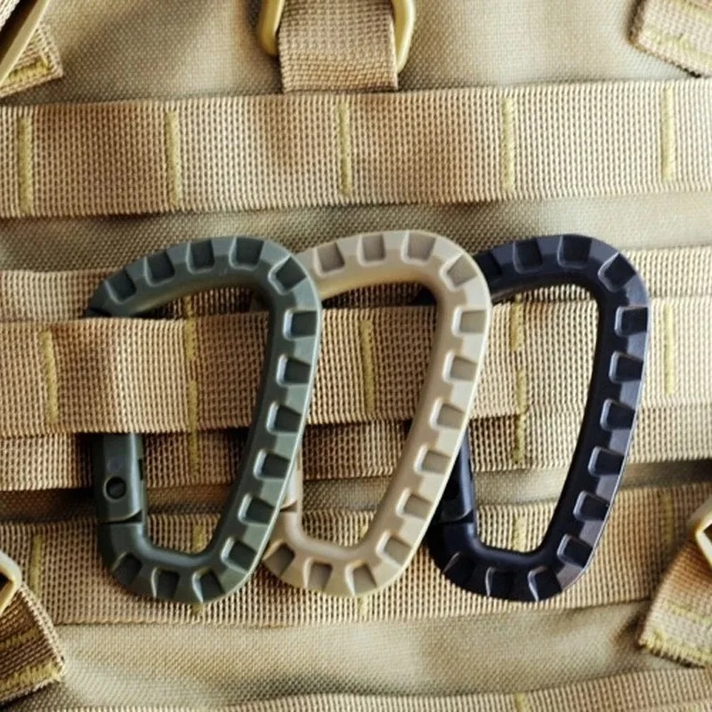 Tactical Carabiner Set Plastic - Chain Lock Combination ulasan dan harga