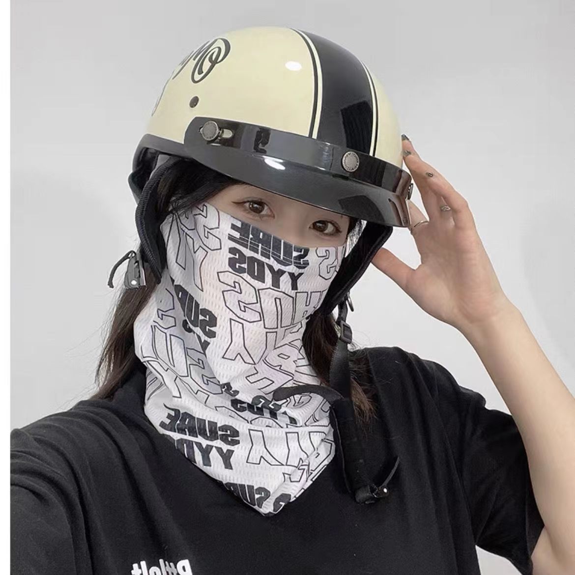 Fashion Sunscreen Mask For Men - Cycling Loop ulasan dan harga