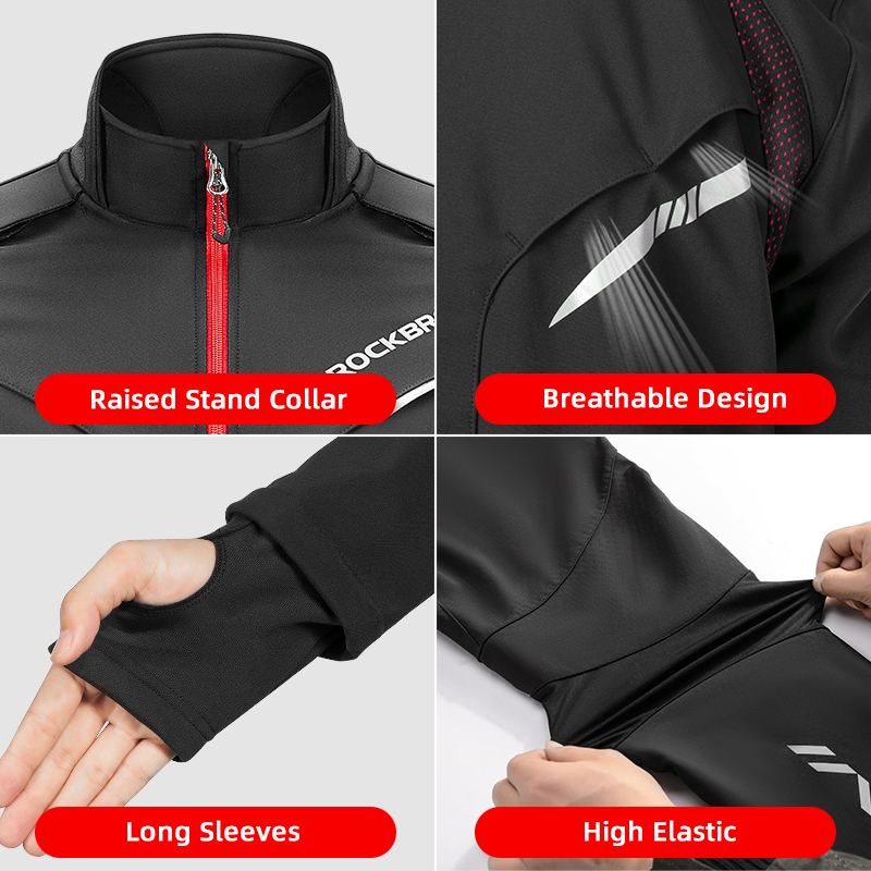 ROCKBROS Winter Warmer Bicycle - Cycling Commuter Jacket ulasan dan harga