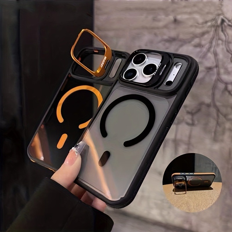 Luxury Matte Clear Back Magnet - Kickstand Adjustable ulasan dan harga