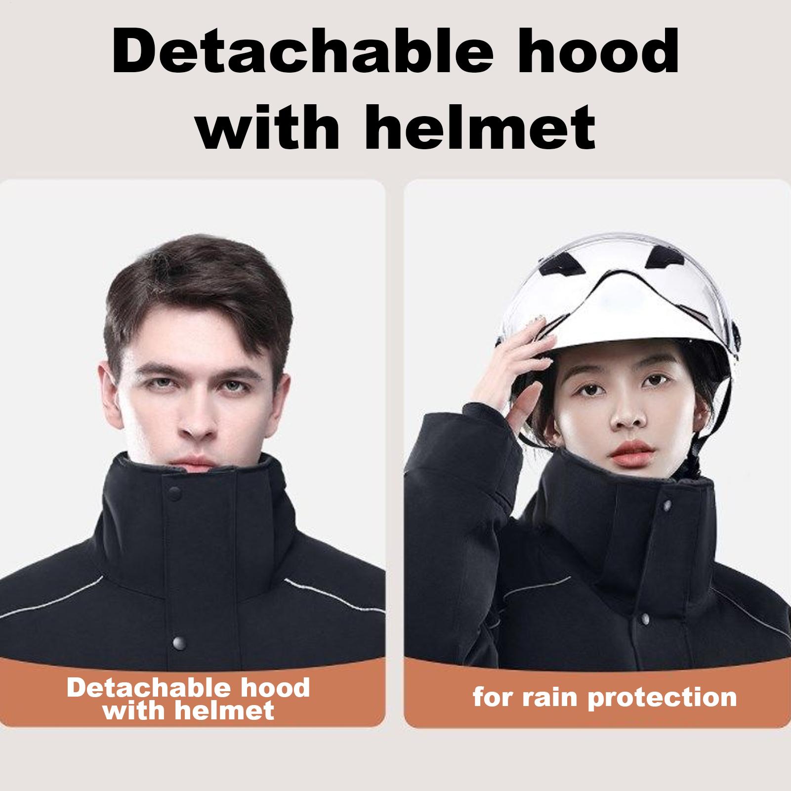 Motorcycle Winter Jacket 4-Poc - Cycling Commuter Jacket ulasan dan harga