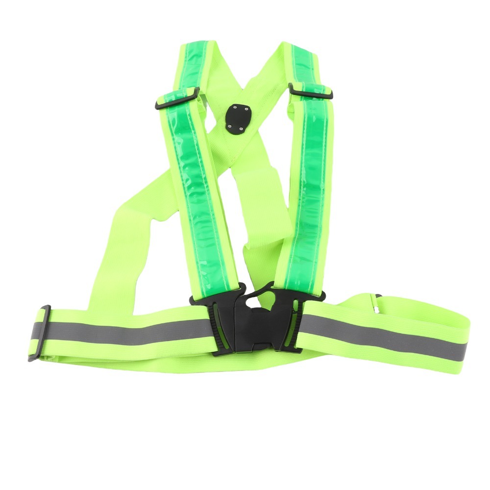 New Polyester LED Safety Vest  - Reflective Vest Cycling ulasan dan harga