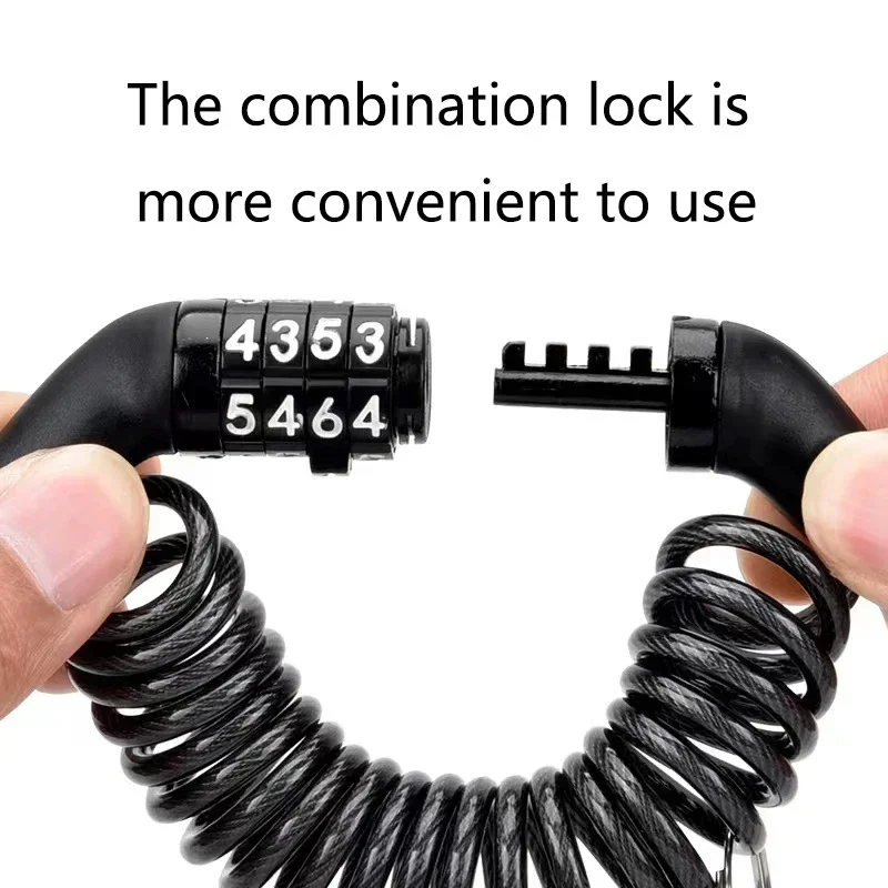 Motorcycle Bicycle Anti-Theft  - Chain Lock Combination ulasan dan harga