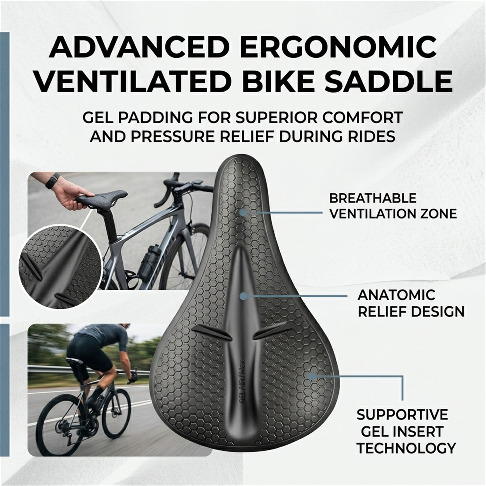 Silicone Bicycle Seat Cover Th - Cycling To Commute ulasan dan harga