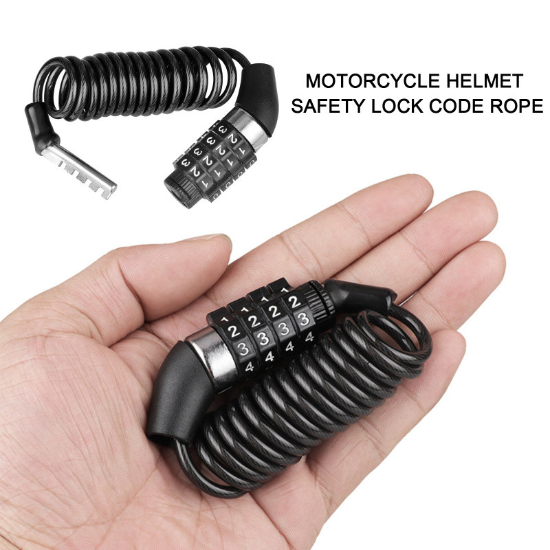 Motorcycle Bicycle Anti-Theft  - Chain Lock Combination ulasan dan harga