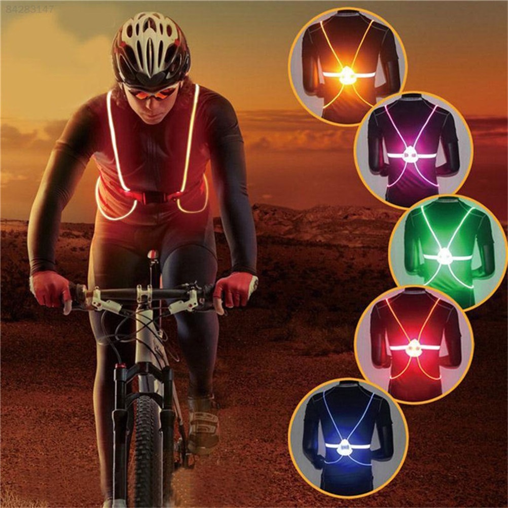 Outdoor 360 Reflective LED Fla - Reflective Vest Cycling ulasan dan harga