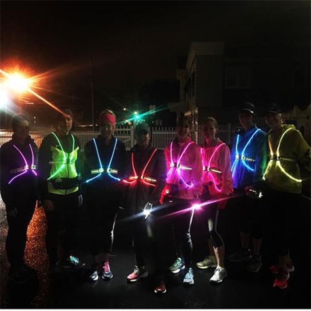 Outdoor 360 Reflective LED Fla - Reflective Vest Cycling ulasan dan harga