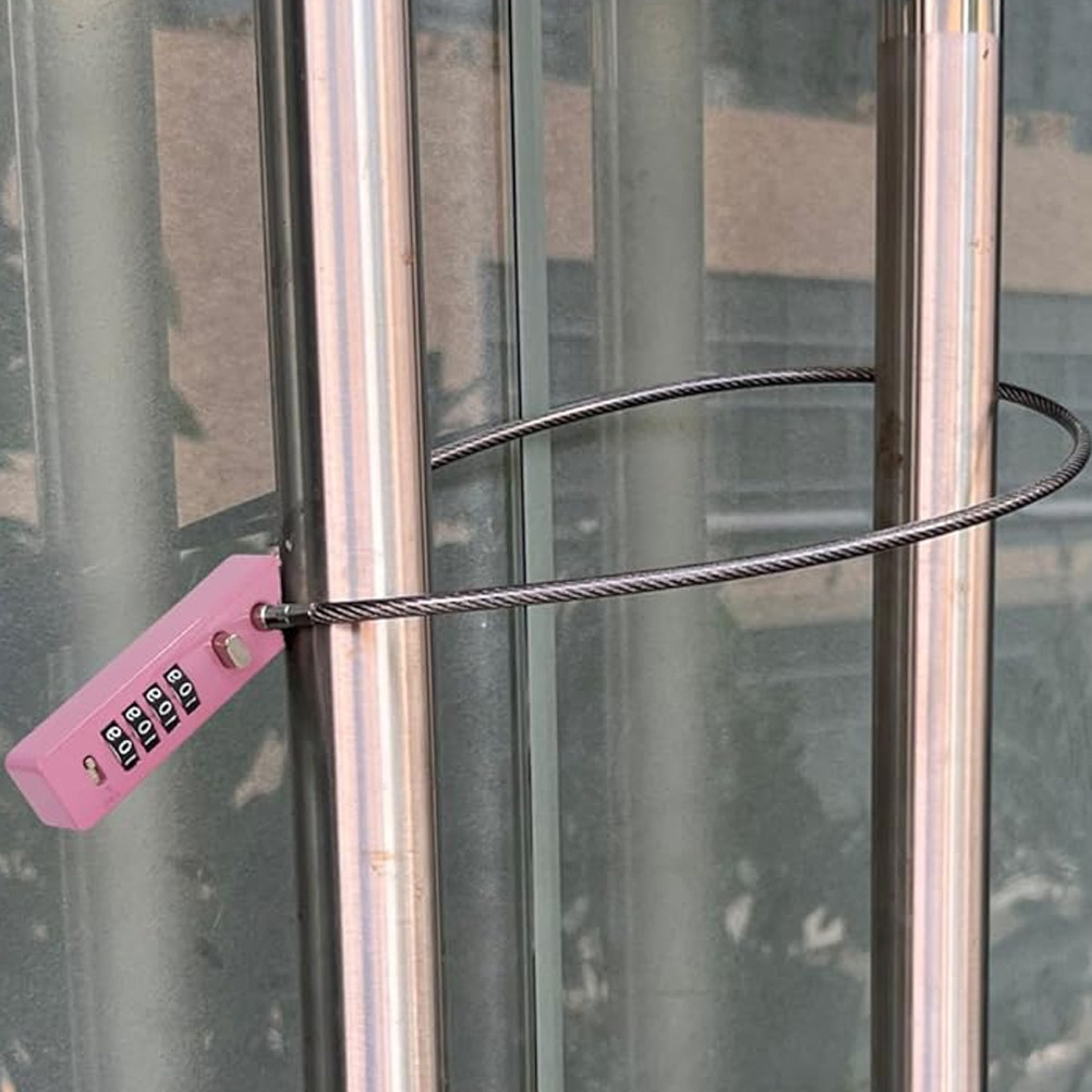Steel Wire Cable Combination L - Cable Lock Flexible ulasan dan harga