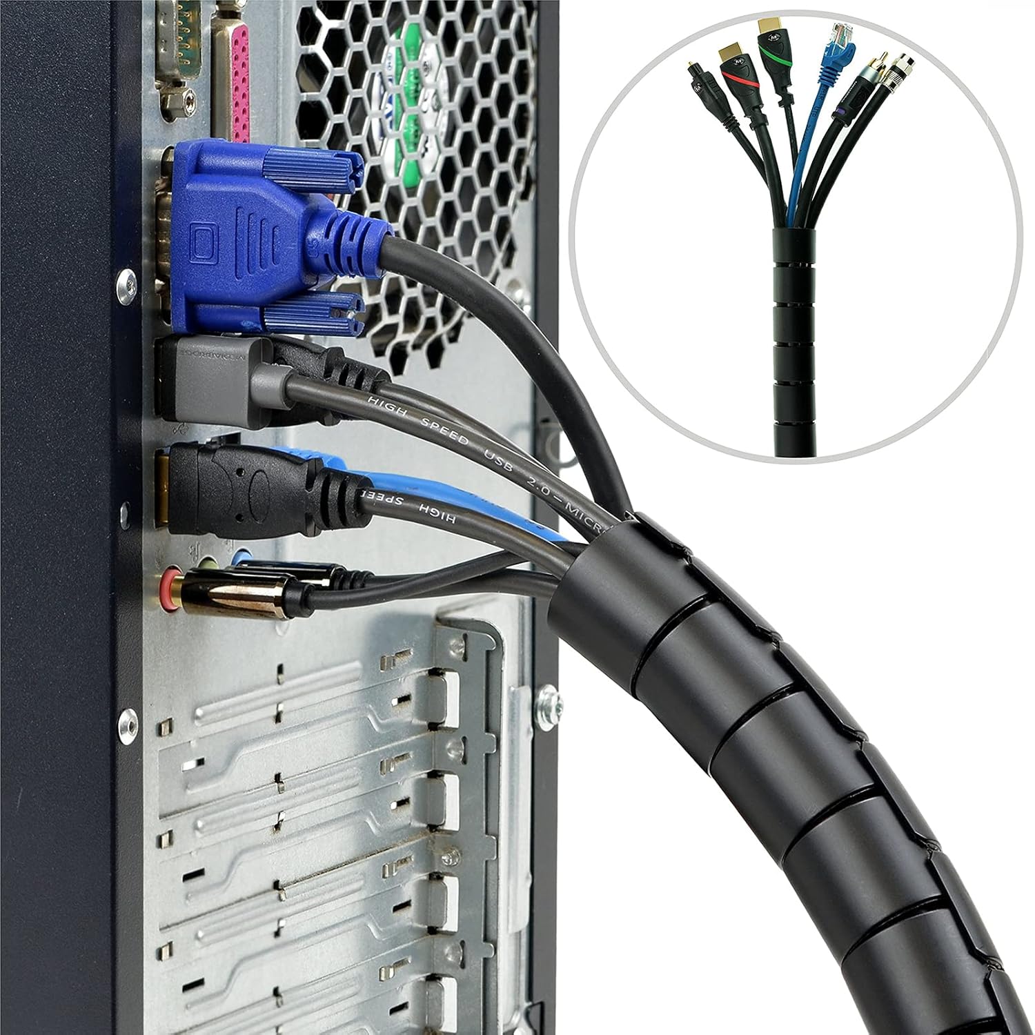 Spiral Cable Flexible Wire Pro - Cable Lock Flexible ulasan dan harga