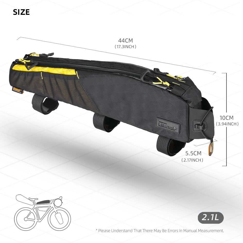 Rhinowalk Bicycle Top Tube Bag - Cycling Journey ulasan dan harga
