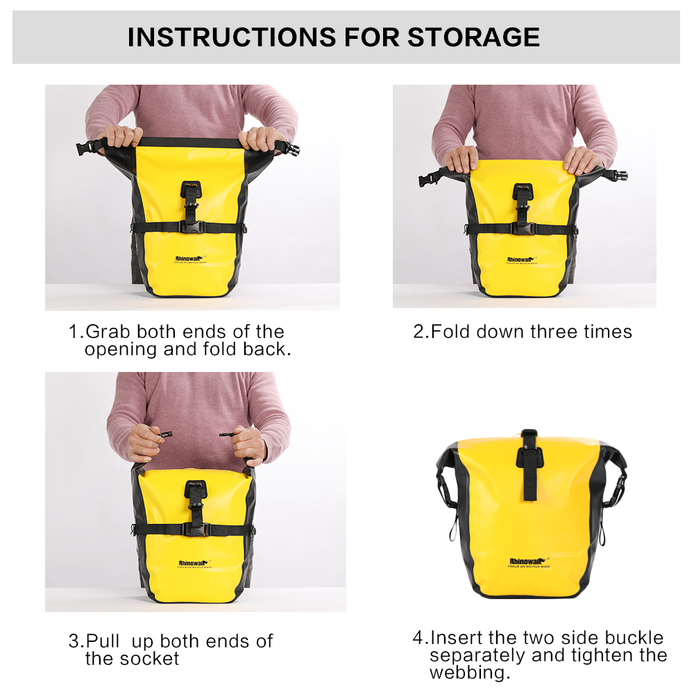 Rhinowalk 20L Bicycle Pannier  - Cycling Journey ulasan dan harga
