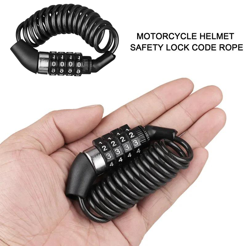 For Motorcycle Bicycle Anti-Th - Chain Lock Combination ulasan dan harga