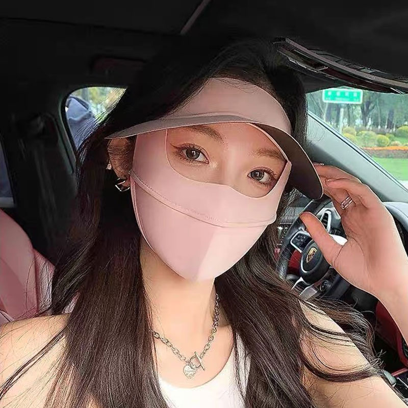 Breathable Full Face Mask Sun  - Cycling Loop ulasan dan harga