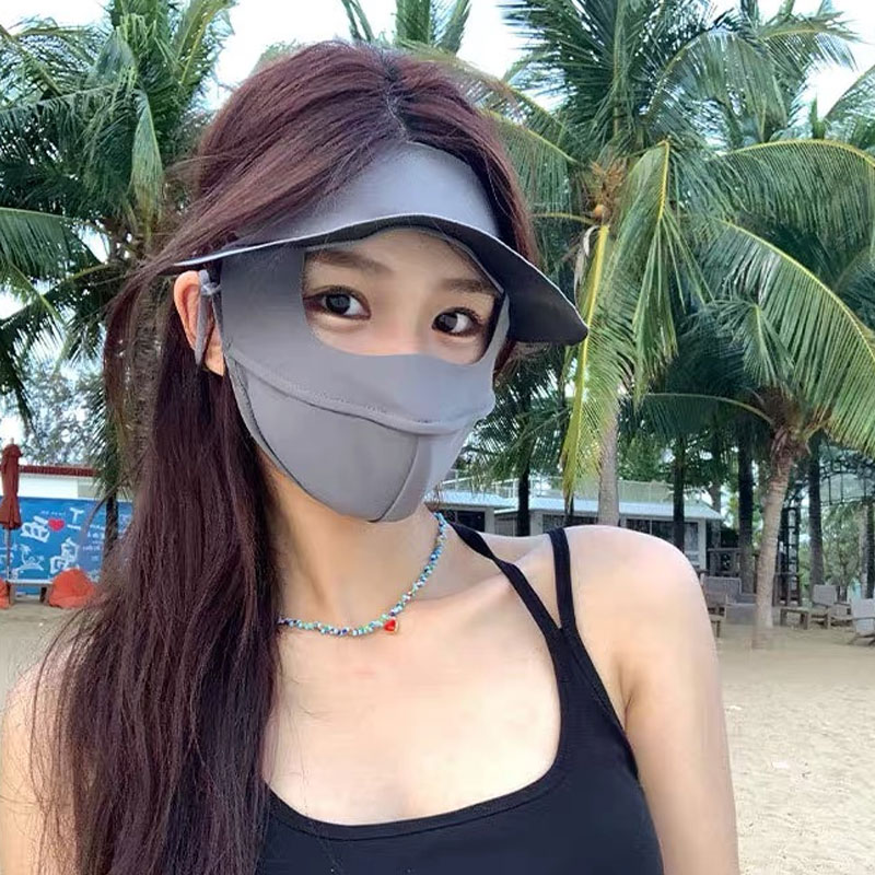 Breathable Full Face Mask Sun  - Cycling Loop ulasan dan harga