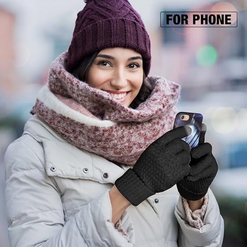 1-10Pairs Thick Knit Touchscre - Winter Cycling Commute ulasan dan harga