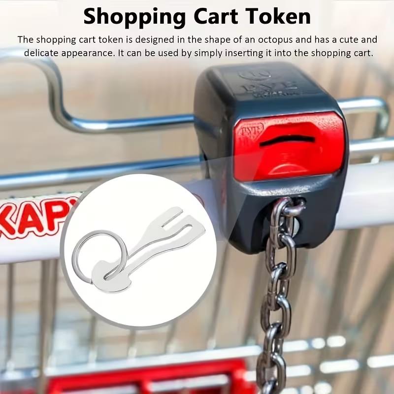 2pcs Reusable Shopping Cart To - Chain Lock Combination ulasan dan harga