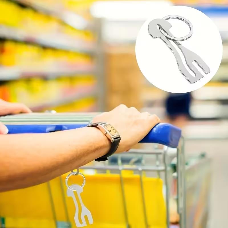2pcs Reusable Shopping Cart To - Chain Lock Combination ulasan dan harga