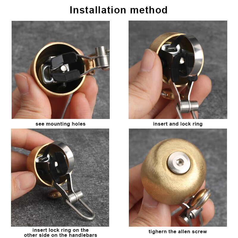 Bicycle Bell Retro Classical C - Bell Handlebar Ring ulasan dan harga