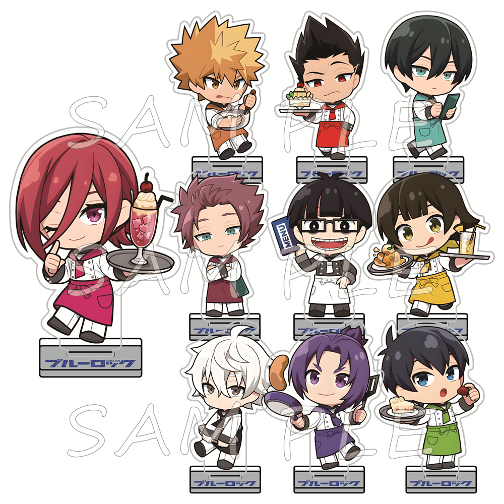 Blue Lock 10cm Acrylic Stand F - Chain Lock Combination ulasan dan harga