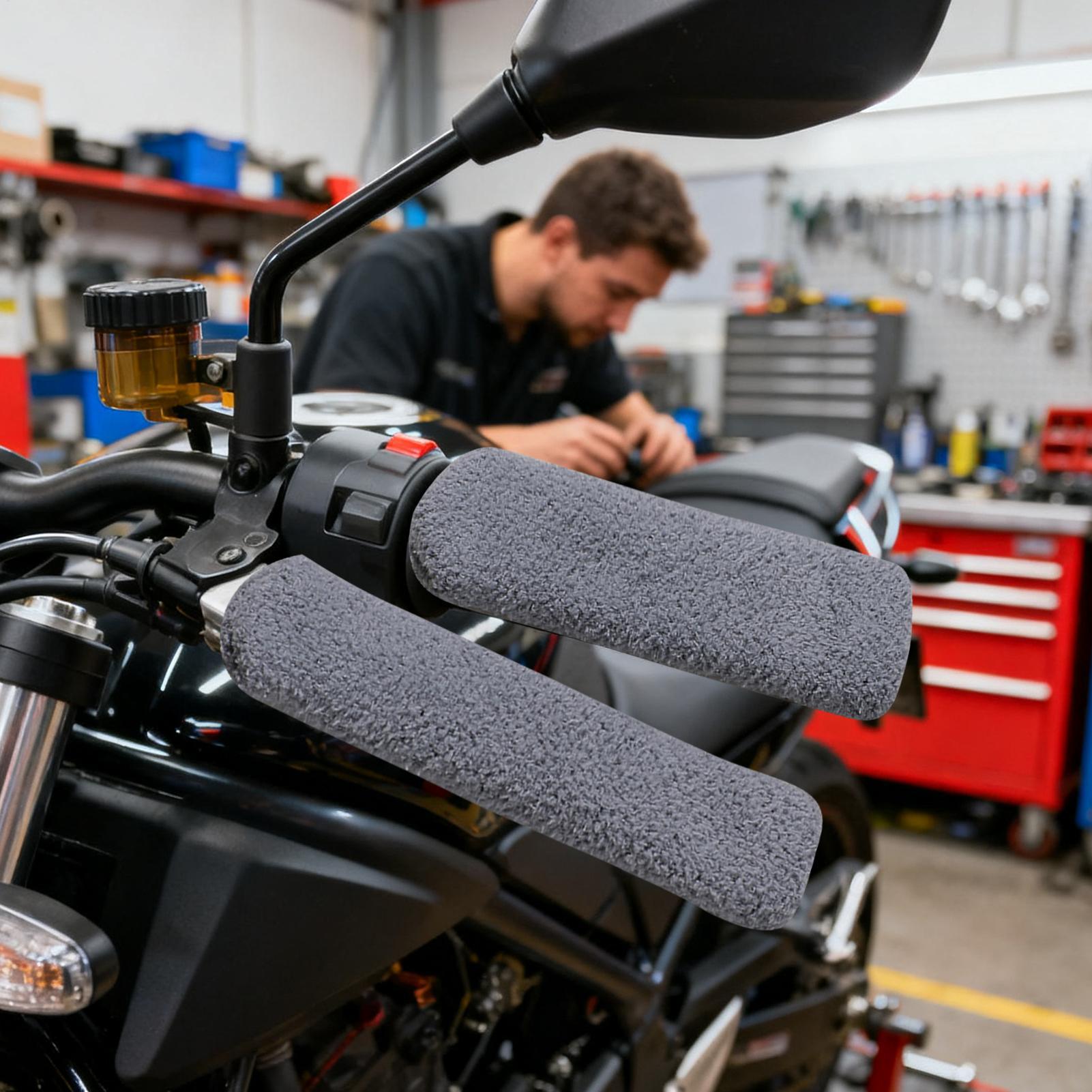 Motorcycle Handlebar Covers St - Winter Cycling Commute ulasan dan harga