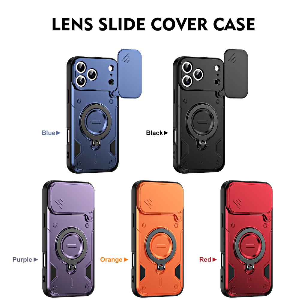 Armor Shockproof Phone Case w/ - Kickstand Adjustable ulasan dan harga