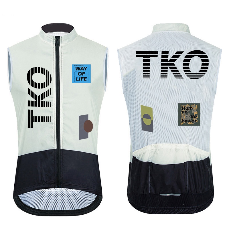 TKO Men's Windproof Waterproof - Reflective Vest Cycling ulasan dan harga