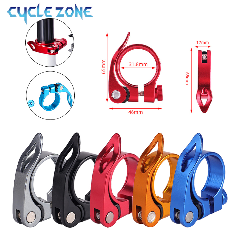 Bicycle Seatpost Clamp Aluminu - Commuting By Bike ulasan dan harga