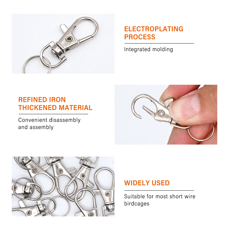 10Pcs Cage Accessories Door Bu - Chain Lock Combination ulasan dan harga