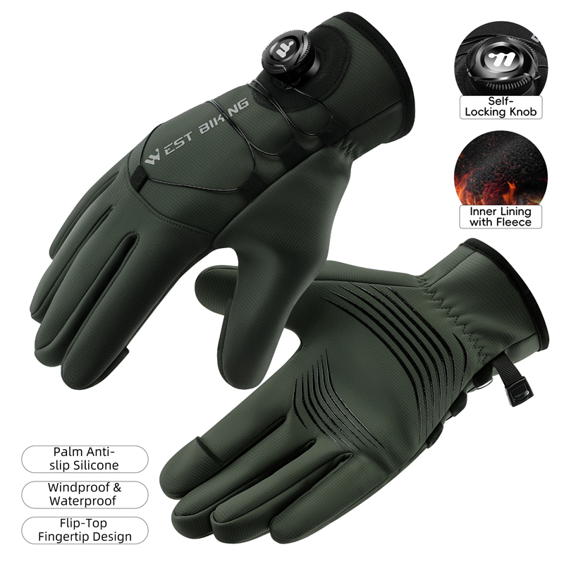 Winter Bike Gloves Magnetic Qu - Winter Cycling Commute ulasan dan harga