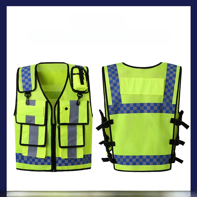 Reflective Safety Vest Multi-F - Reflective Vest Cycling ulasan dan harga